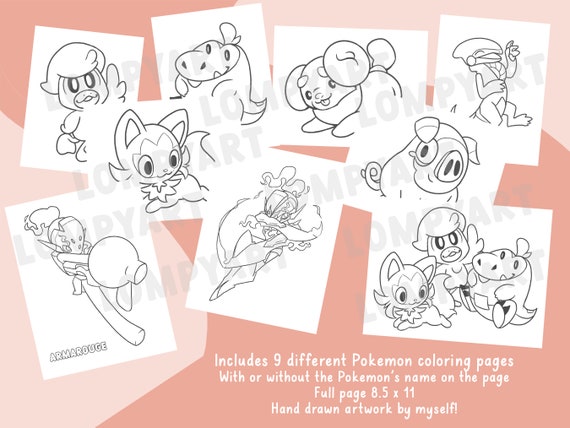 Pokemon coloring pages and activity sheets new pokemon scarlet violet printables fun worksheets for kids birthday party school artwork
