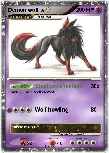 Pokemon demon wolf
