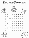 Pokemon games word search
