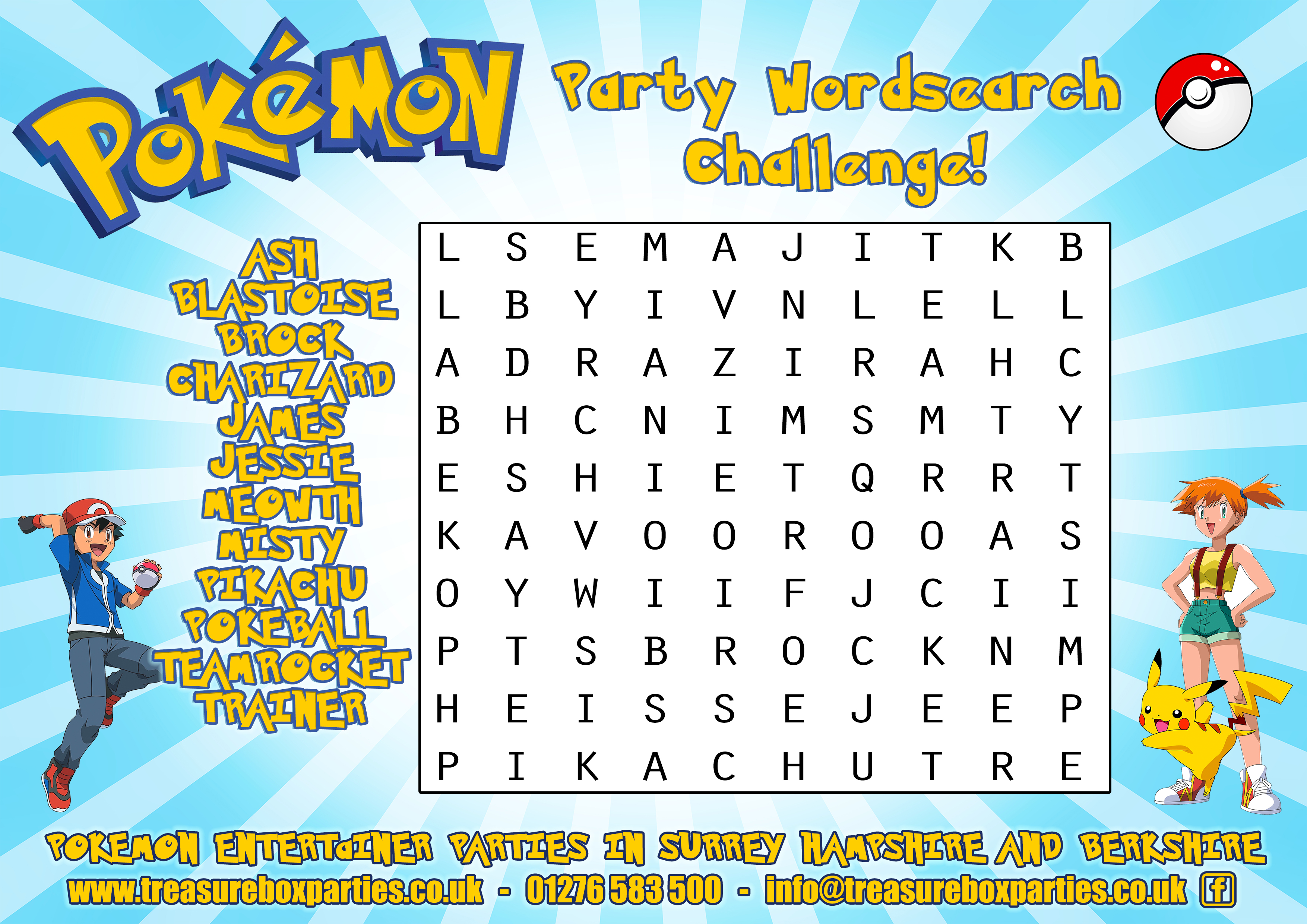 Free pokemon party downloads â printable party invitations louring and activity sheets