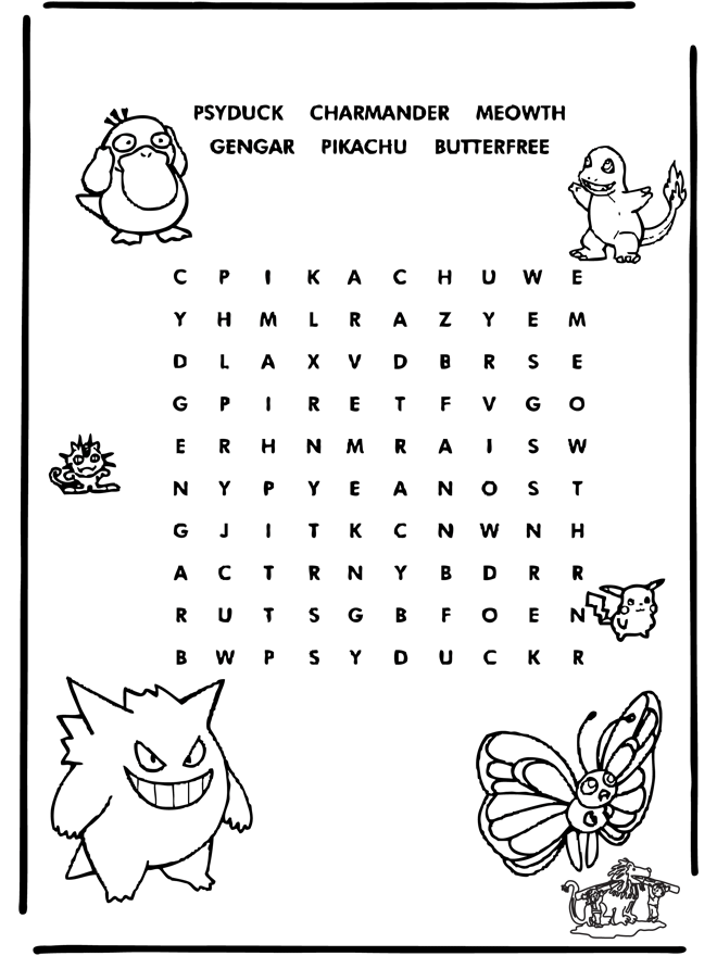 Pokemon puzzle
