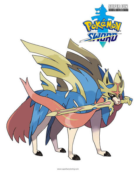 Pokemon sword coloring