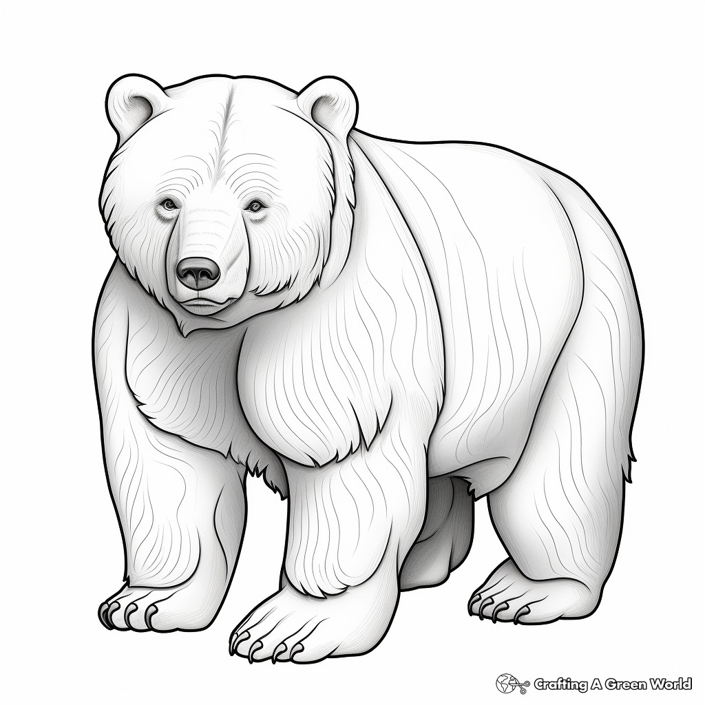 Bear coloring pages
