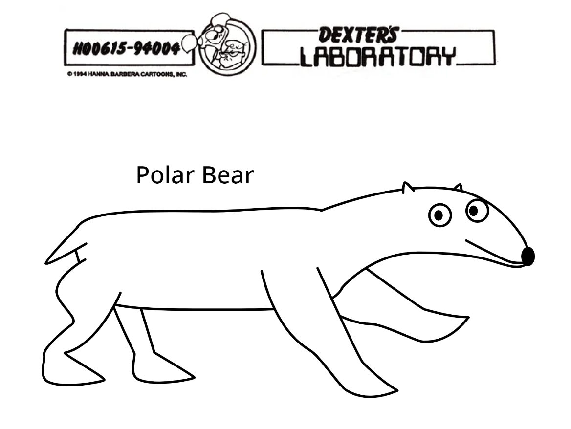 Dl model coloring sheets polar bear by zippyzoomy on