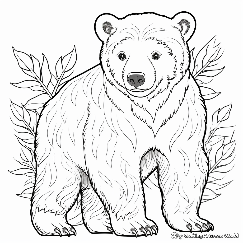 Bear coloring pages