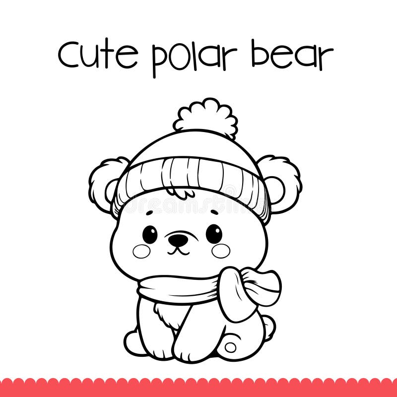 Polar bear colouring stock illustrations â polar bear colouring stock illustrations vectors clipart