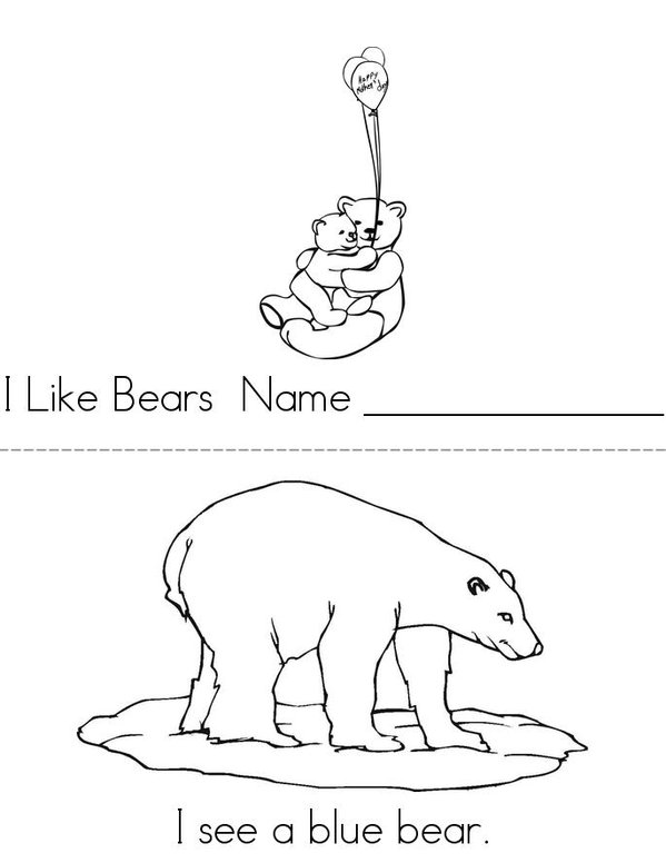 Bears in pairs book