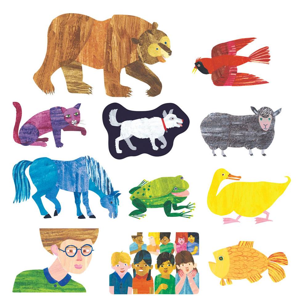 Brown bear brown bear what do you see felt set