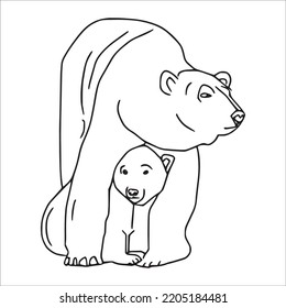 Polar bear coloring pages images stock photos d objects vectors