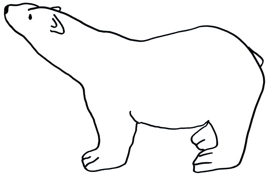Free printable polar bear template