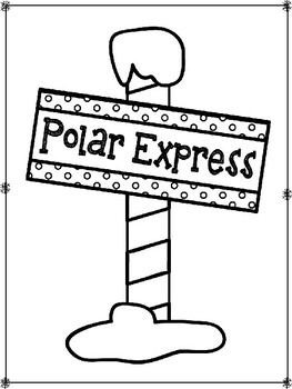 Polar express coloring book by learning with mrs scott tpt