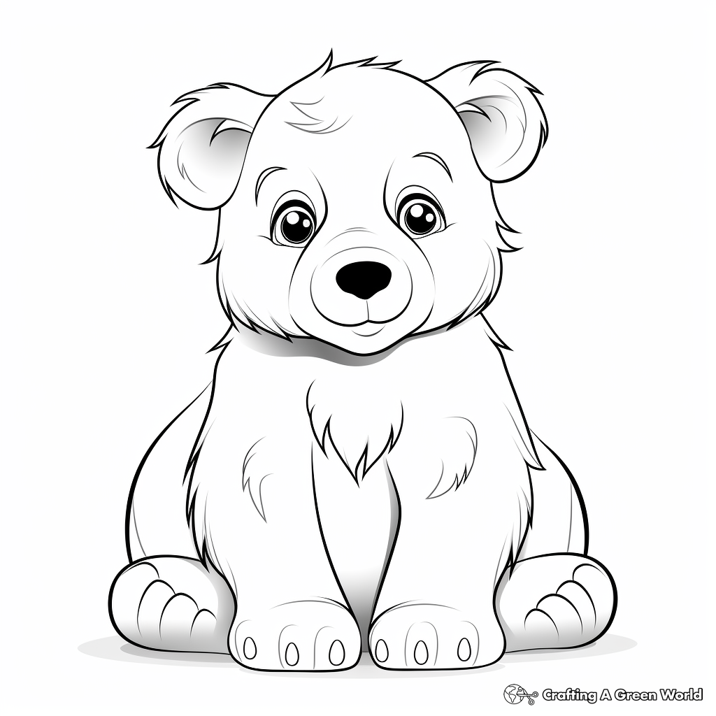 Polar bear coloring pages
