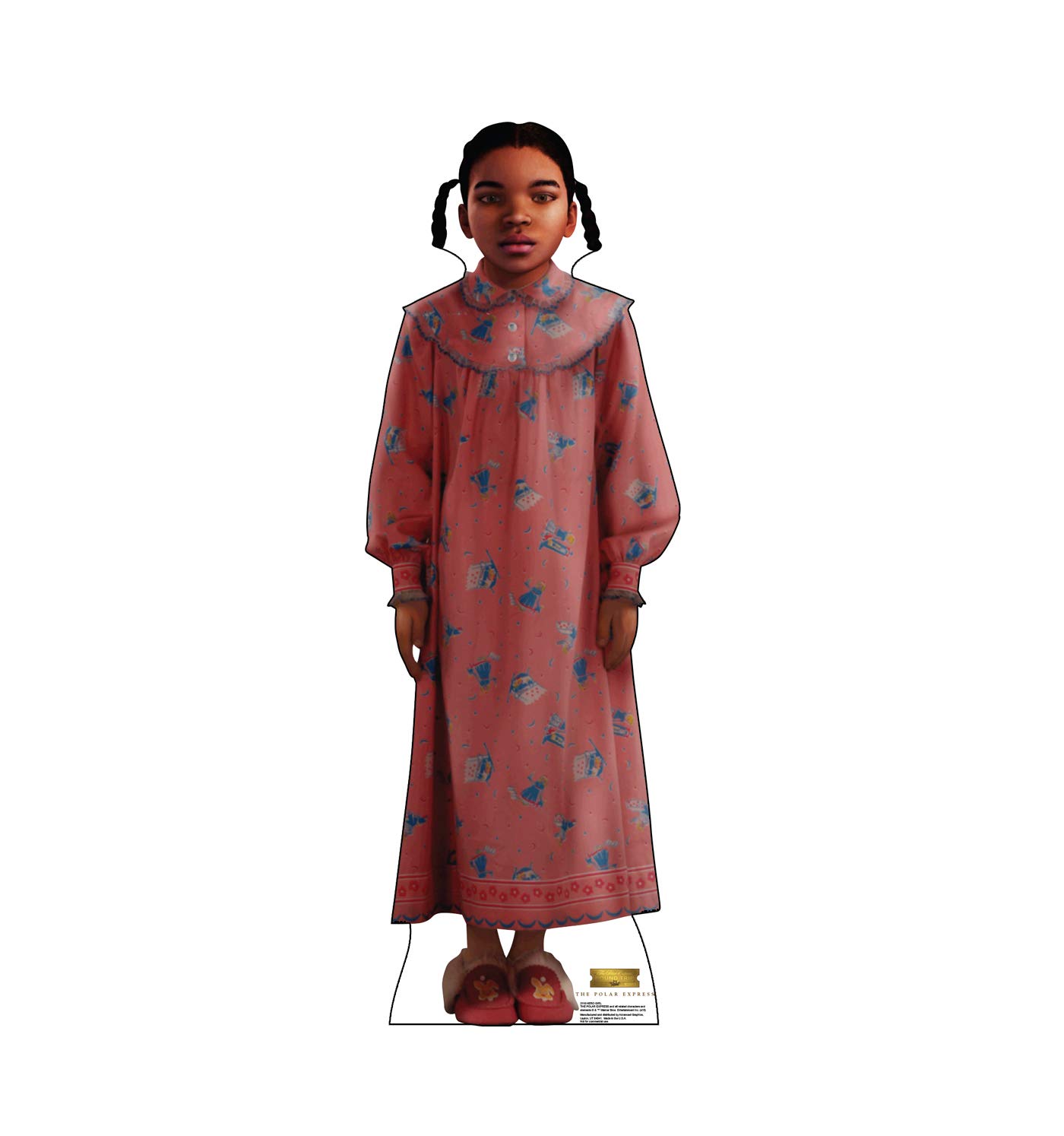 Cardboard people hero girl life size cardboard cutout standup