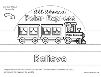 Polar express day by kindergarten matters tpt