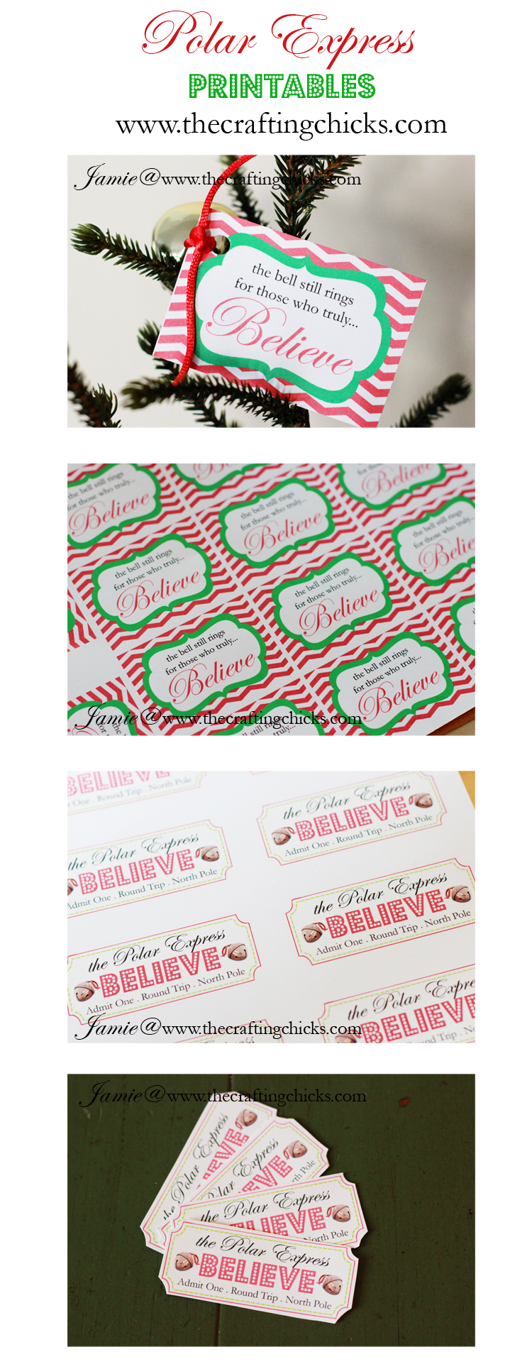 Polar express printables