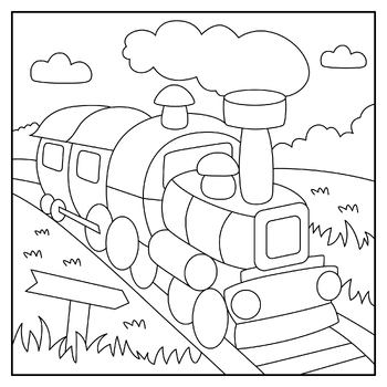 The polar express coloring sheet tpt