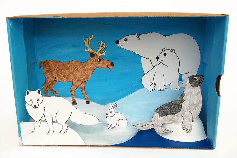 Arctic polar animals free printable templates coloring pages