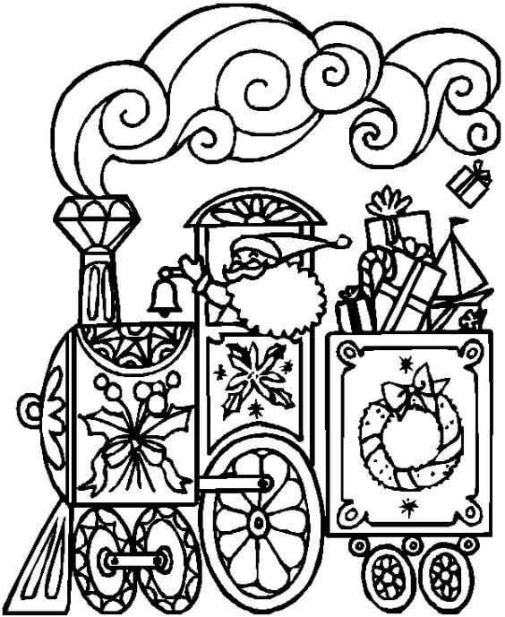Polar express coloring pages pdf worksheets and puzzles