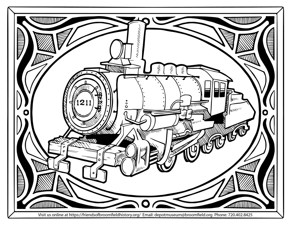 Coloring pages for kids â friends of broomfield history