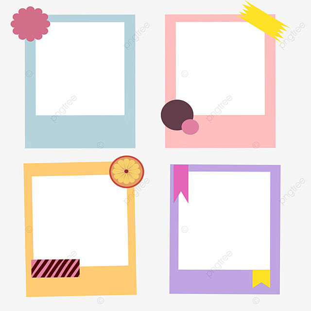 Colored polaroid clipart transparent png hd polaroid illustration full color polaroid polaroid illustration polaroid clipart png image for free download