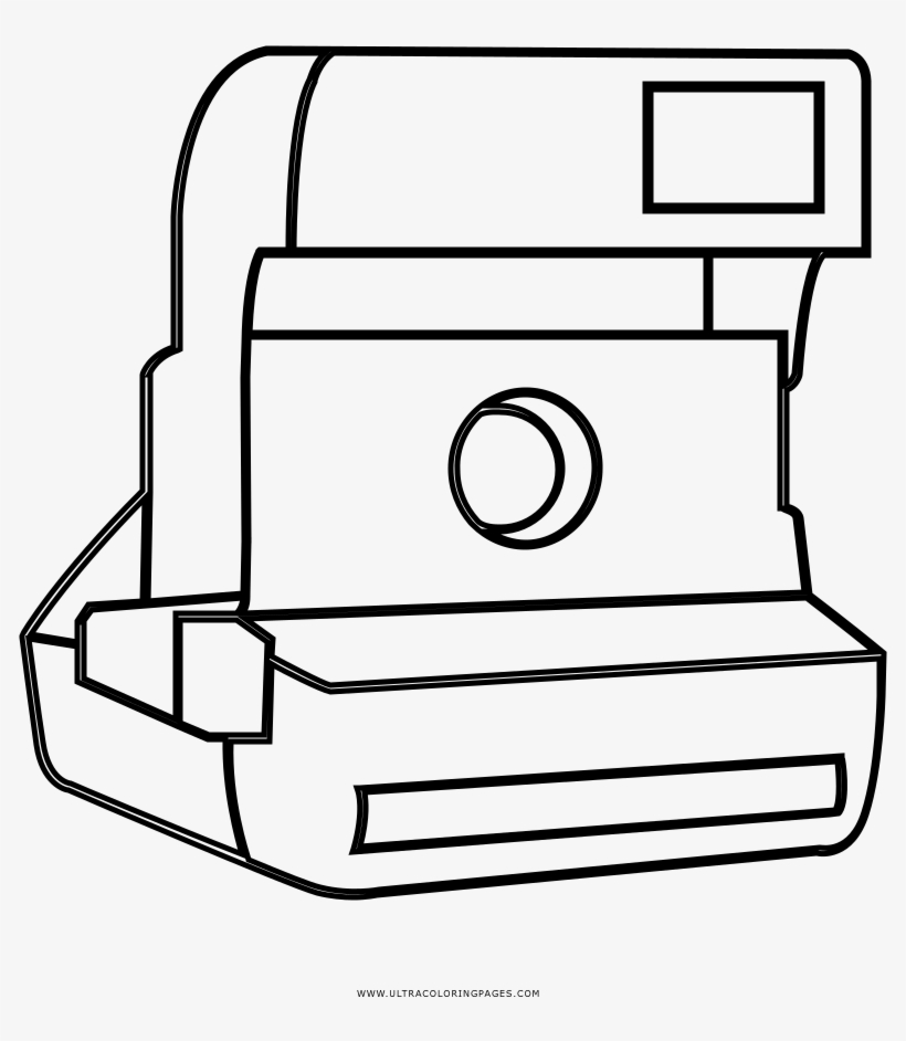 Polaroid coloring page