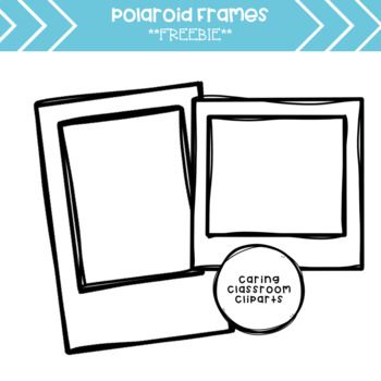 Polaroid frames clipart freebie polaroid frame clip art words