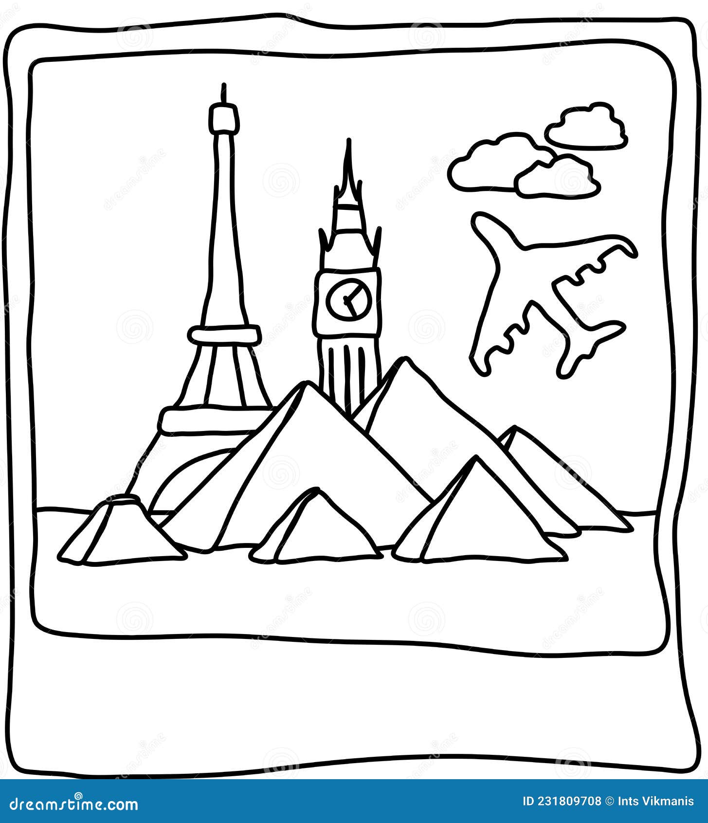 Polaroid frame doodle stock illustrations â polaroid frame doodle stock illustrations vectors clipart