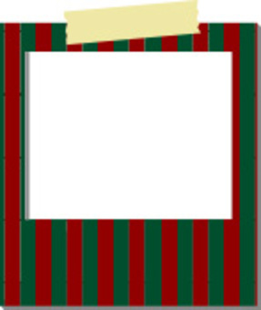 Free vectors christmas color polaroid frame