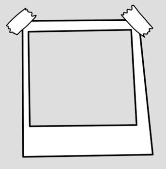 Polaroid clipart clip art black aesthetic wallpaper polaroid frame