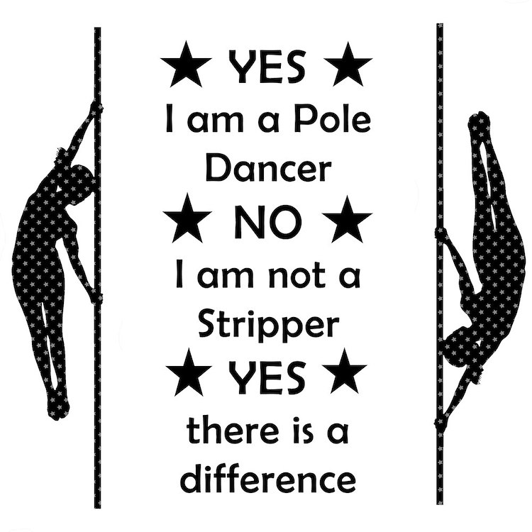 Yes i am a pole dancer posters