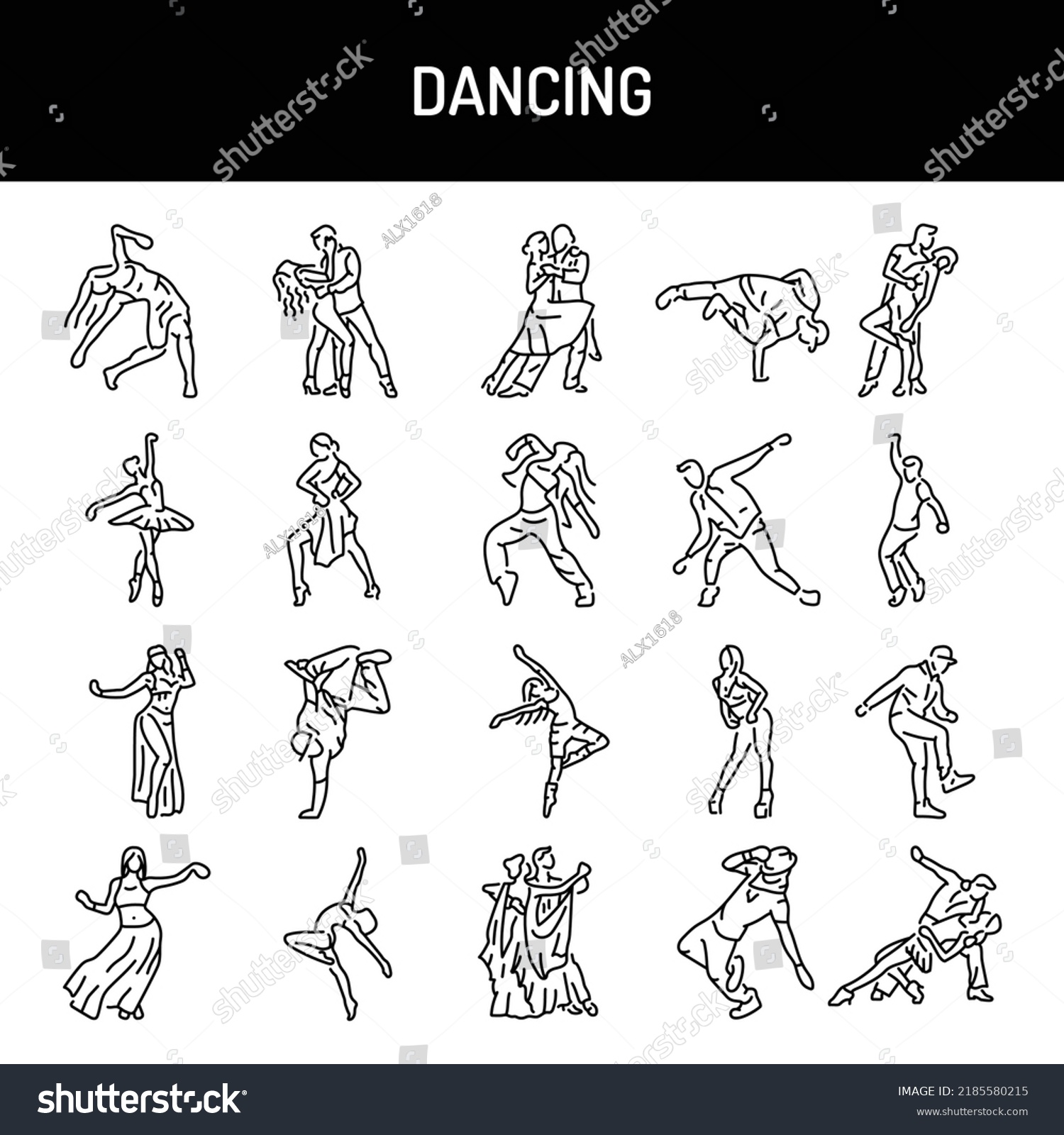 Dance icon color royalty