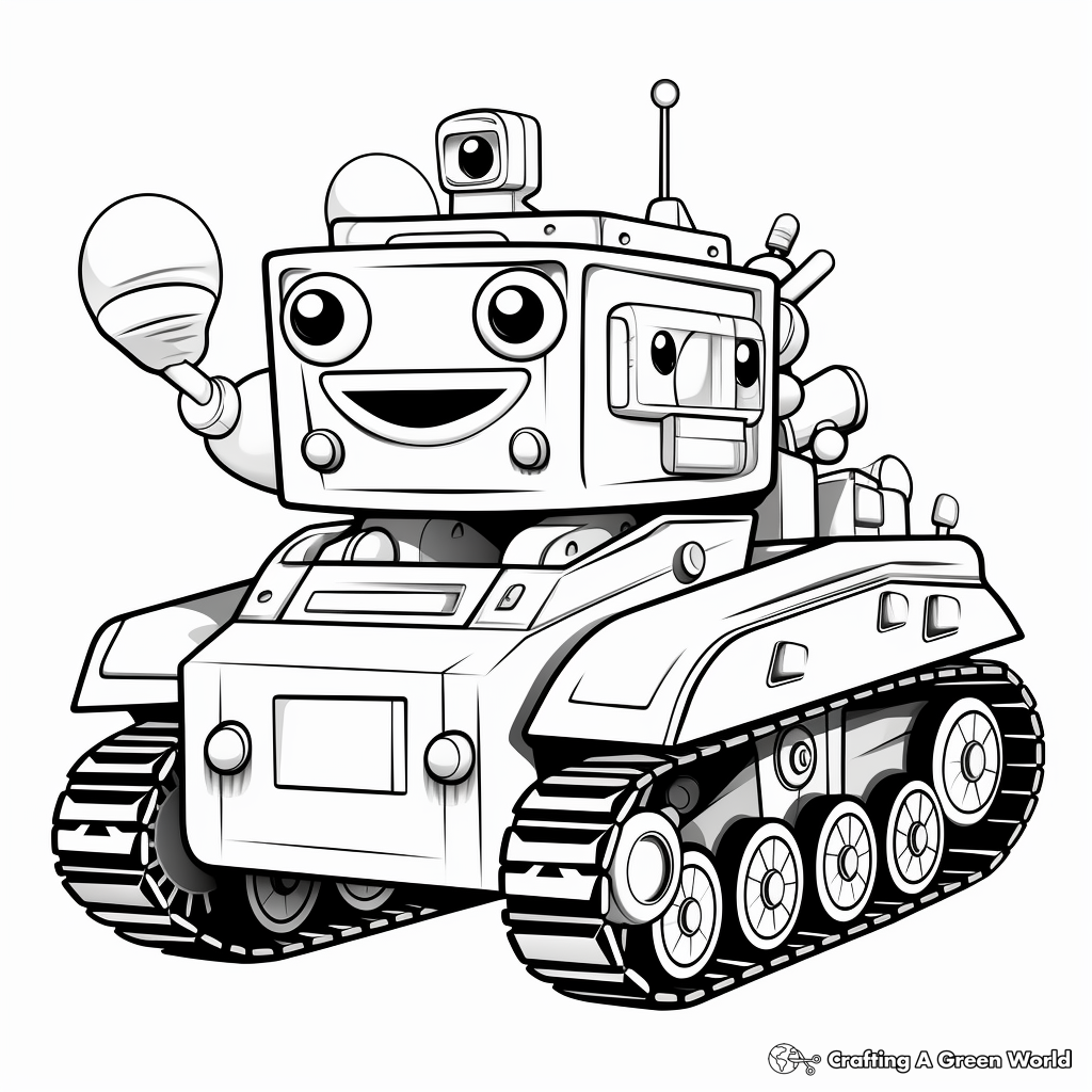 Tank coloring pages