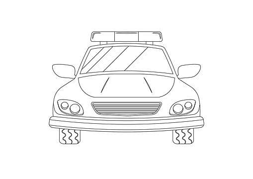White police car png vector psd and clipart with transparent background for free download