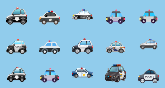 Ð police car emoji