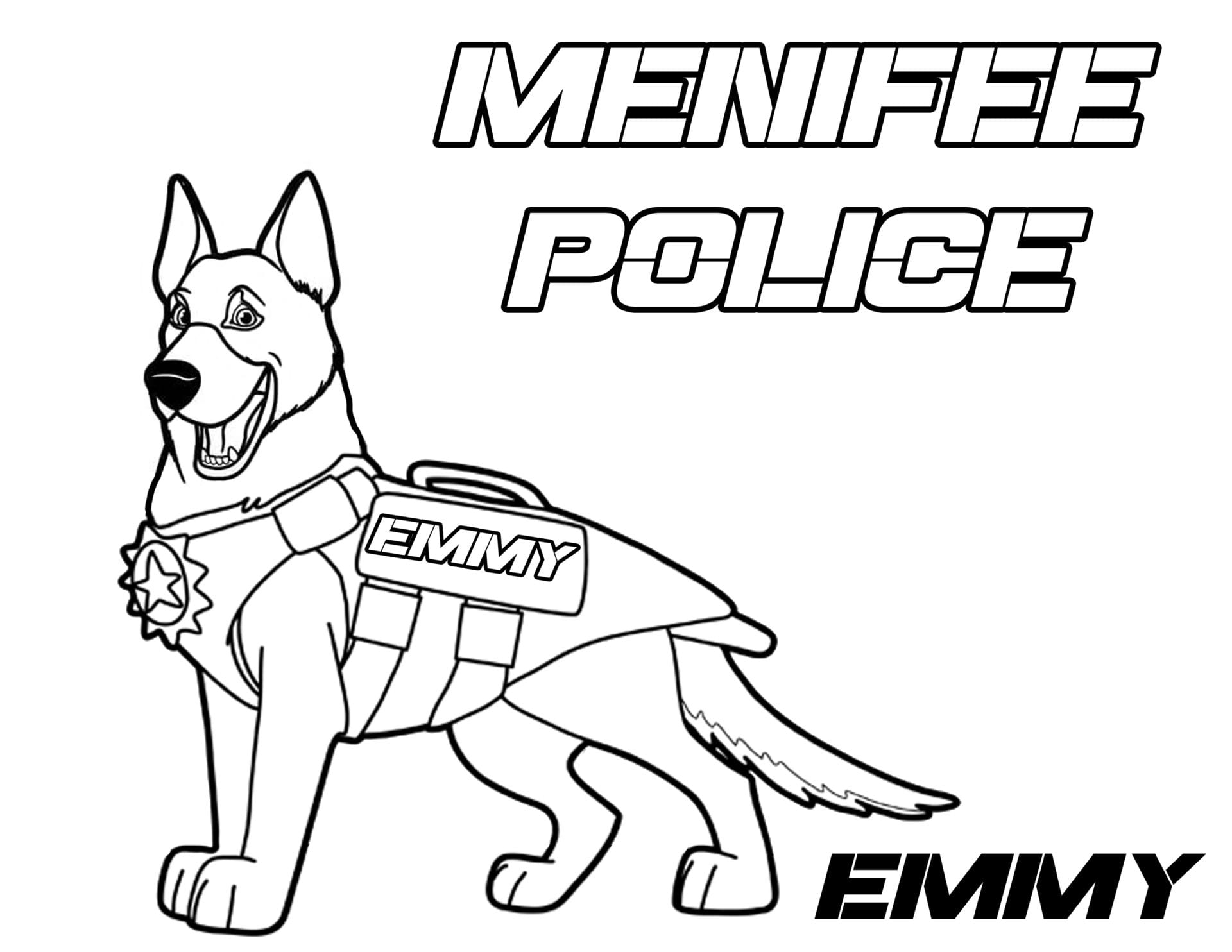 Menifee pd coloring sheets