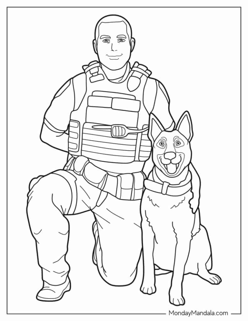 Dog coloring pages free pdf printables