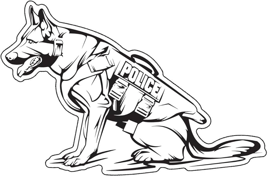 Wickedgoodz police k vinyl decal