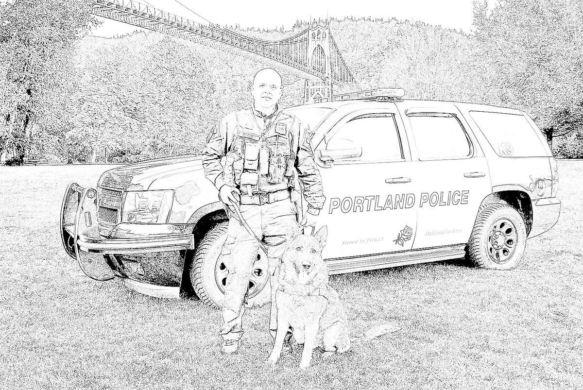 Portland police on x coloring has been proven to be relaxing for all ages sharpen those pencils or get out the crayons here is a coloring page of one of our officers