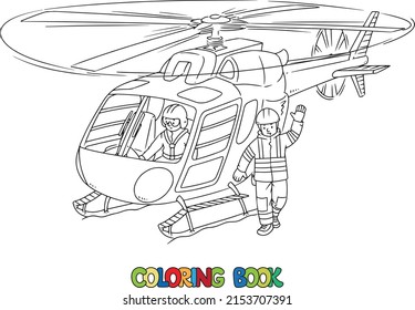 Helicopter colouring photos and images