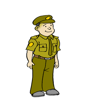 Policeman coloring pages for kids to color and print
