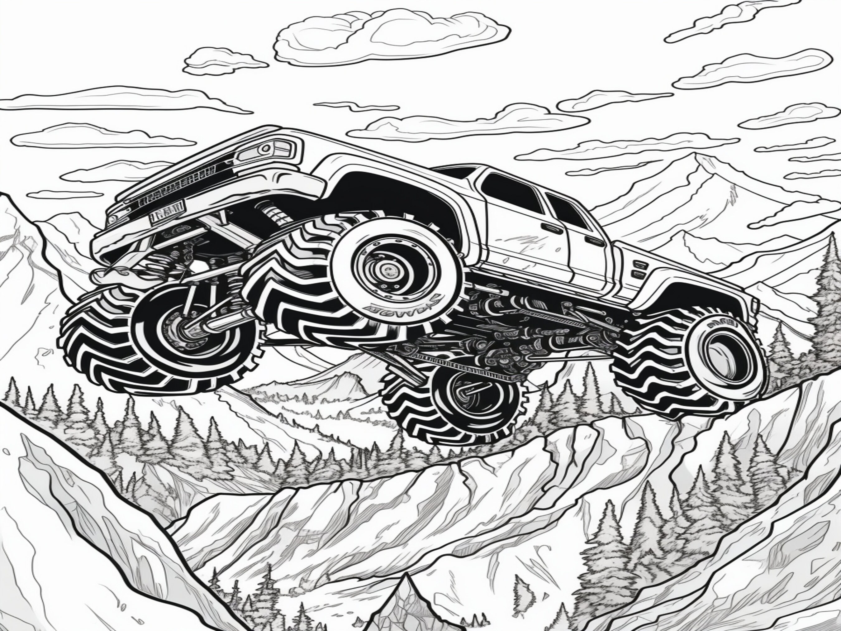 Truck coloring book for kids trucks for kids monster trucks printable coloring kids coloring coloring fun childrens coloring