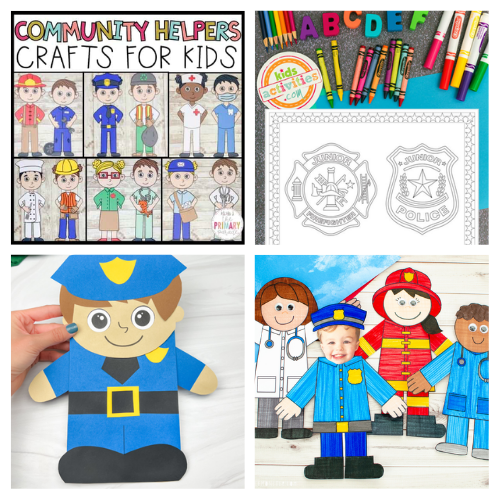 Easy fun police crafts for preschoolers