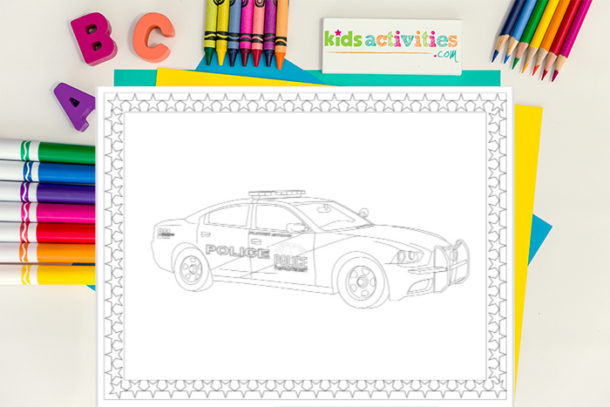 Police officer coloring pages kids activities blog