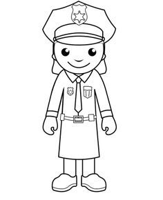 Police woman coloring page police crafts coloring pages inspirational police women