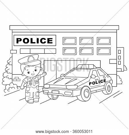 Coloring page outline vector photo free trial bigstock