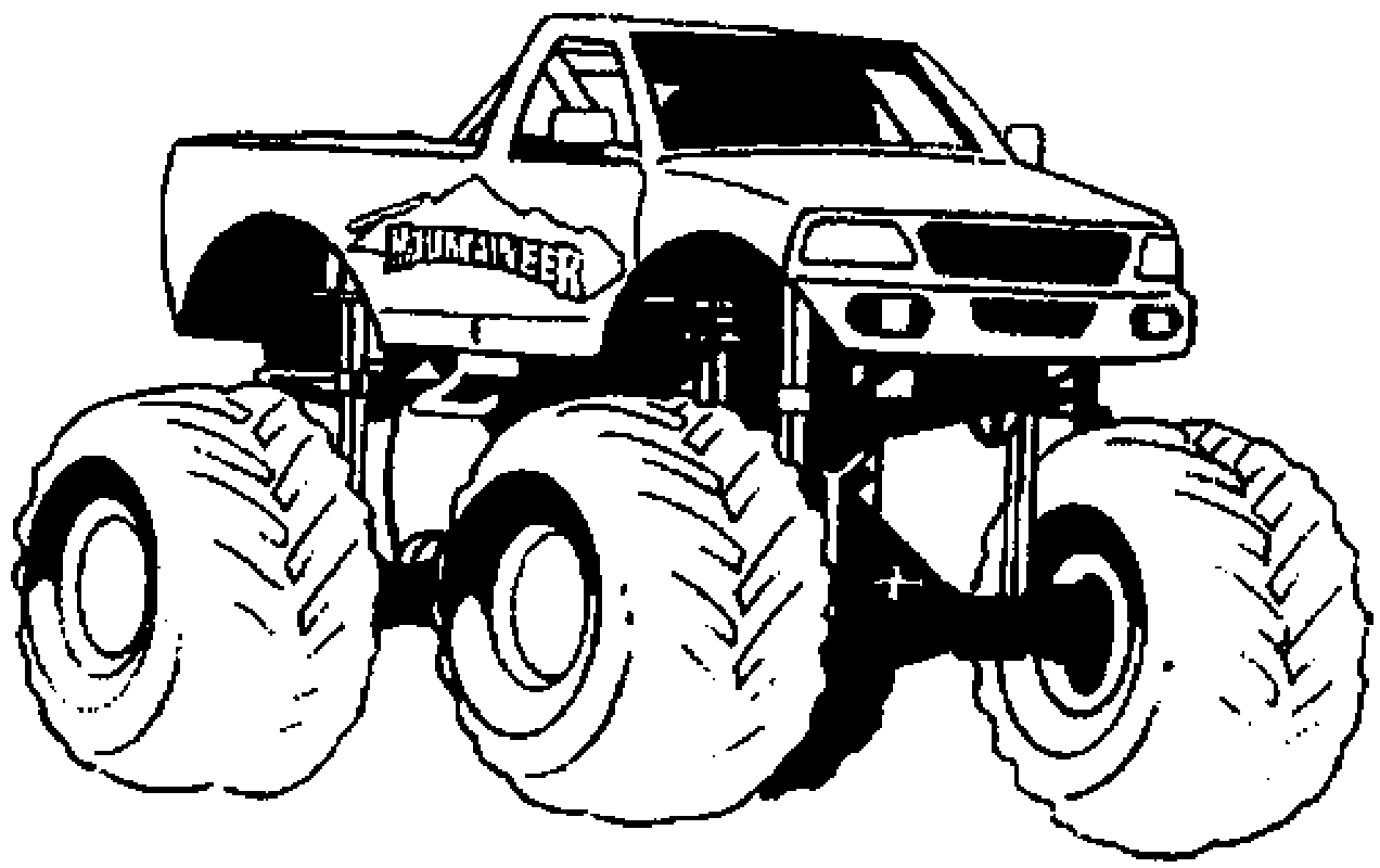 Monster jam coloring pages