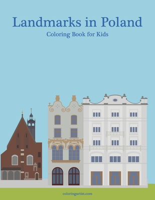 Landmarks in poland coloring book for kids paperback country bookshelf