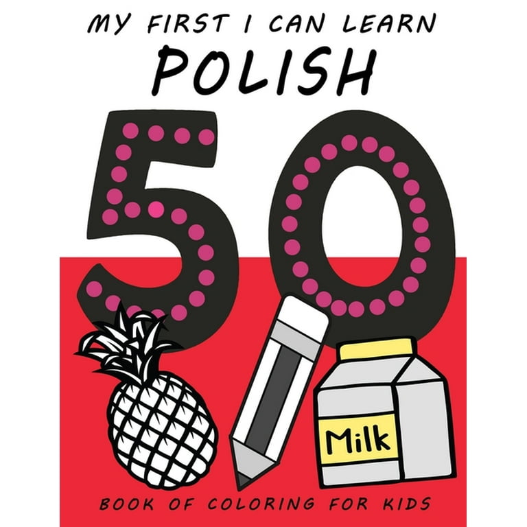 My first i can learn polish book of coloring for kids