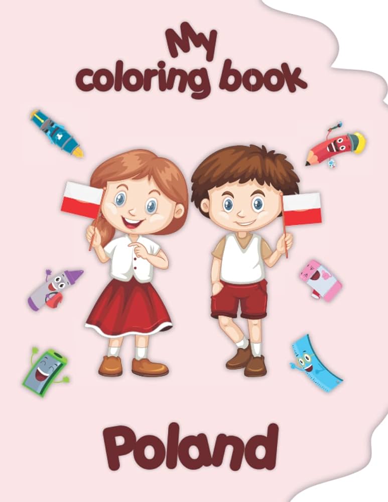 My loring book about poland loring pages of animals landscapes and characters kids