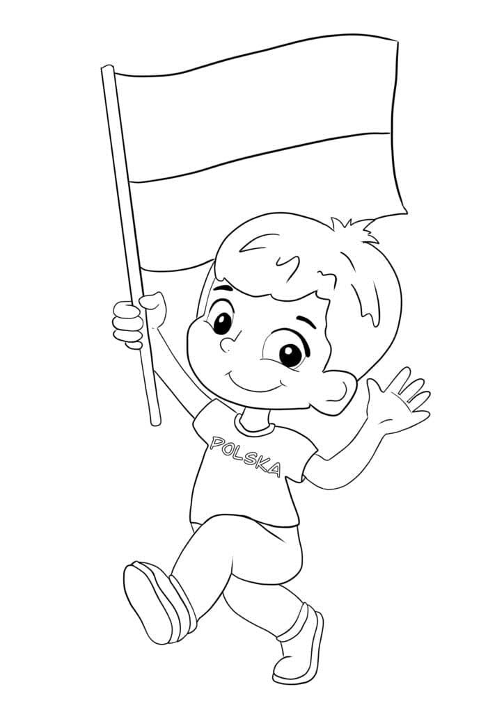 Poland coloring pages printable for free download